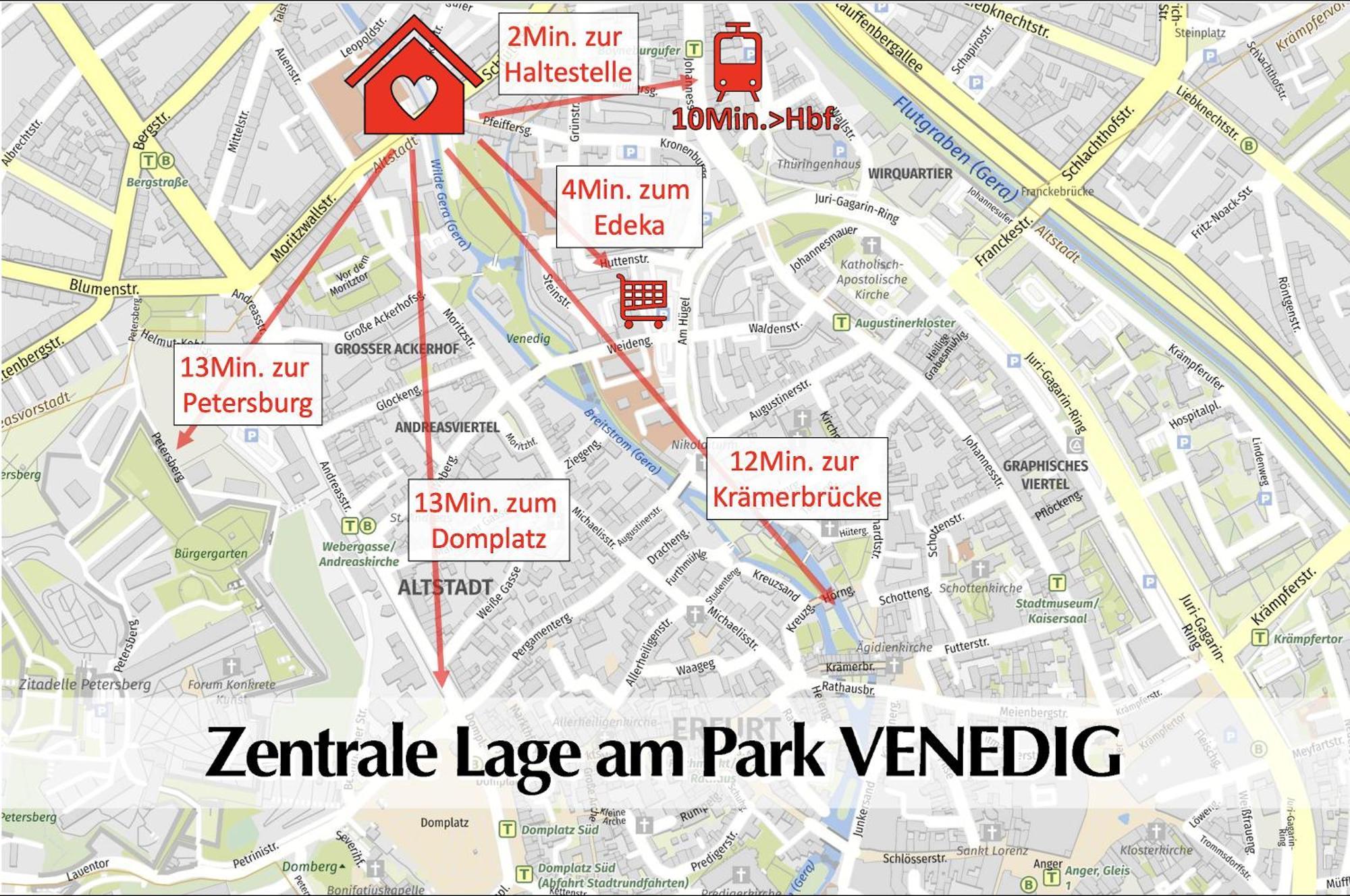 12 Fewos Im Jugendstilhaus Mit Aufzug, Terrasse, Kingsize-Bett, Smart-Tv, Etc Ерфурт Екстер'єр фото