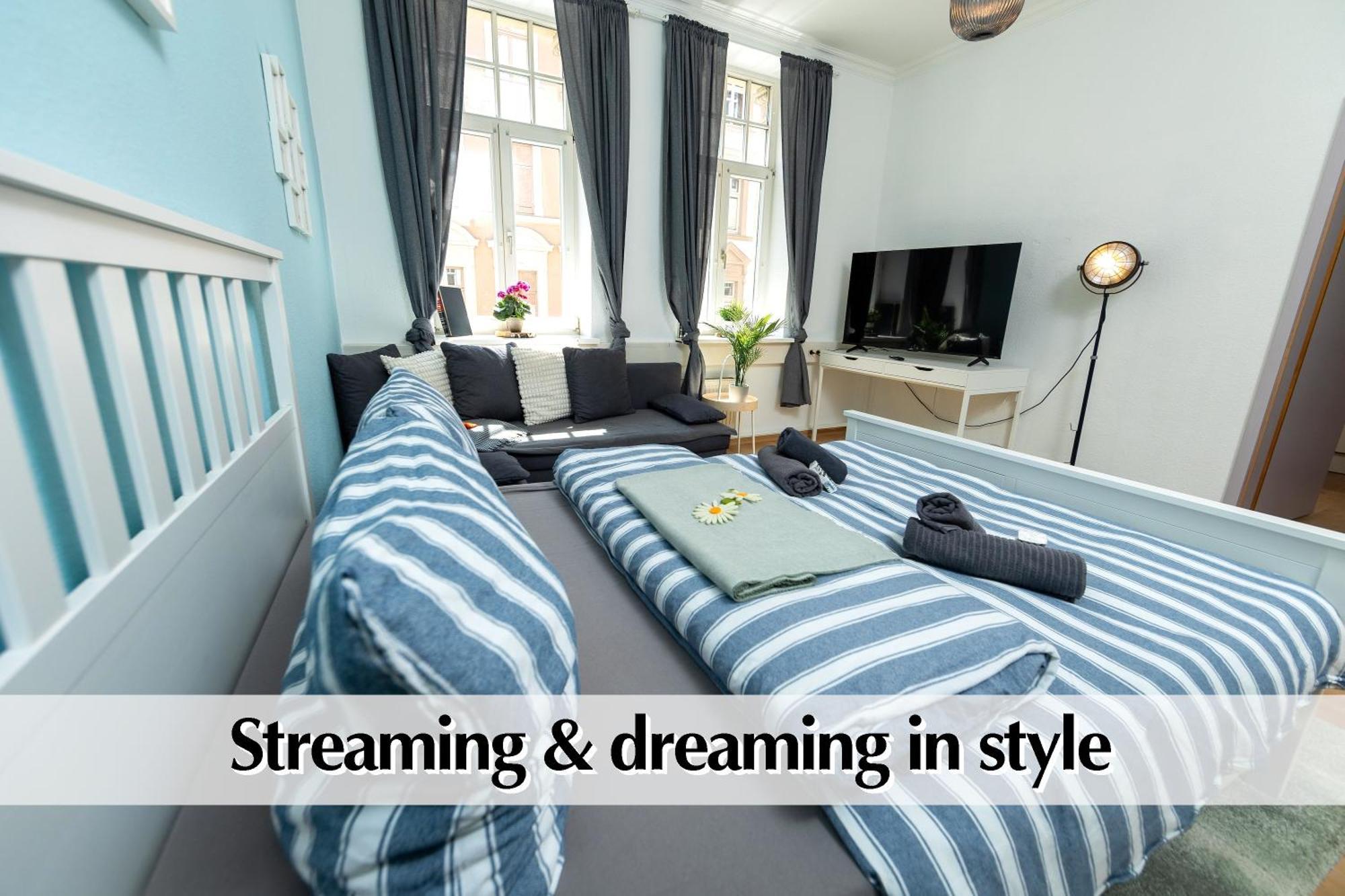12 Fewos Im Jugendstilhaus Mit Aufzug, Terrasse, Kingsize-Bett, Smart-Tv, Etc Ерфурт Номер фото