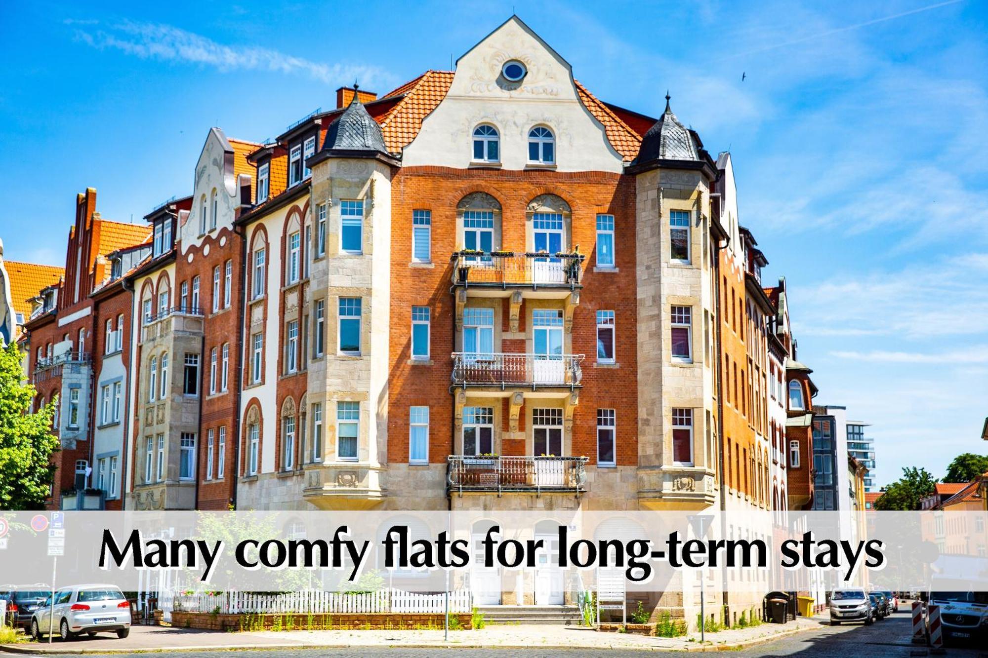 12 Fewos Im Jugendstilhaus Mit Aufzug, Terrasse, Kingsize-Bett, Smart-Tv, Etc Ерфурт Номер фото