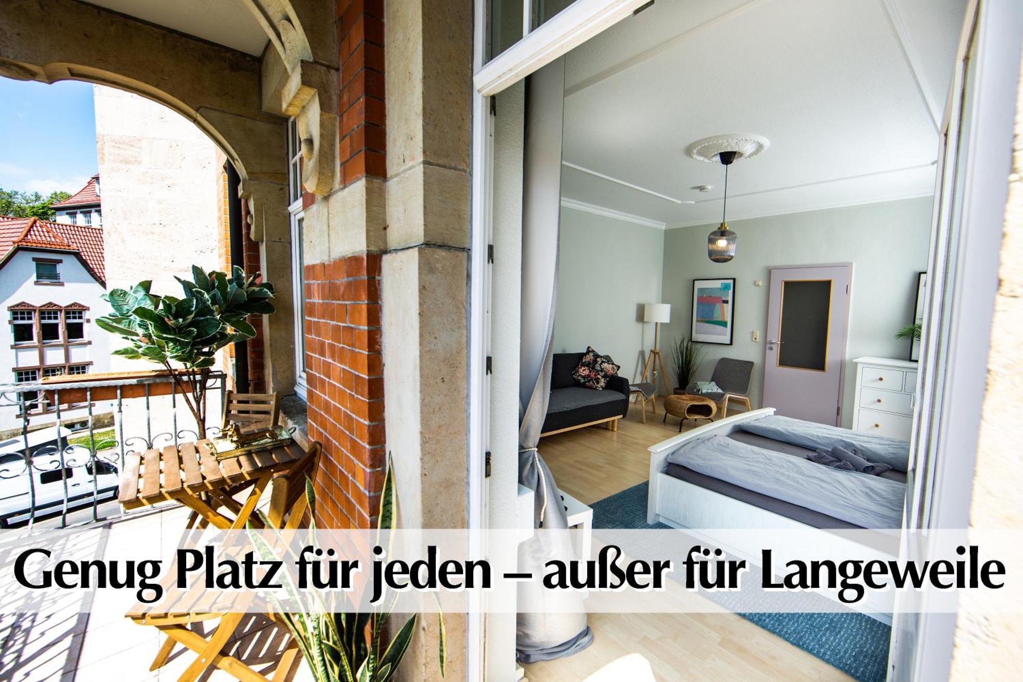 12 Fewos Im Jugendstilhaus Mit Aufzug, Terrasse, Kingsize-Bett, Smart-Tv, Etc Ерфурт Номер фото