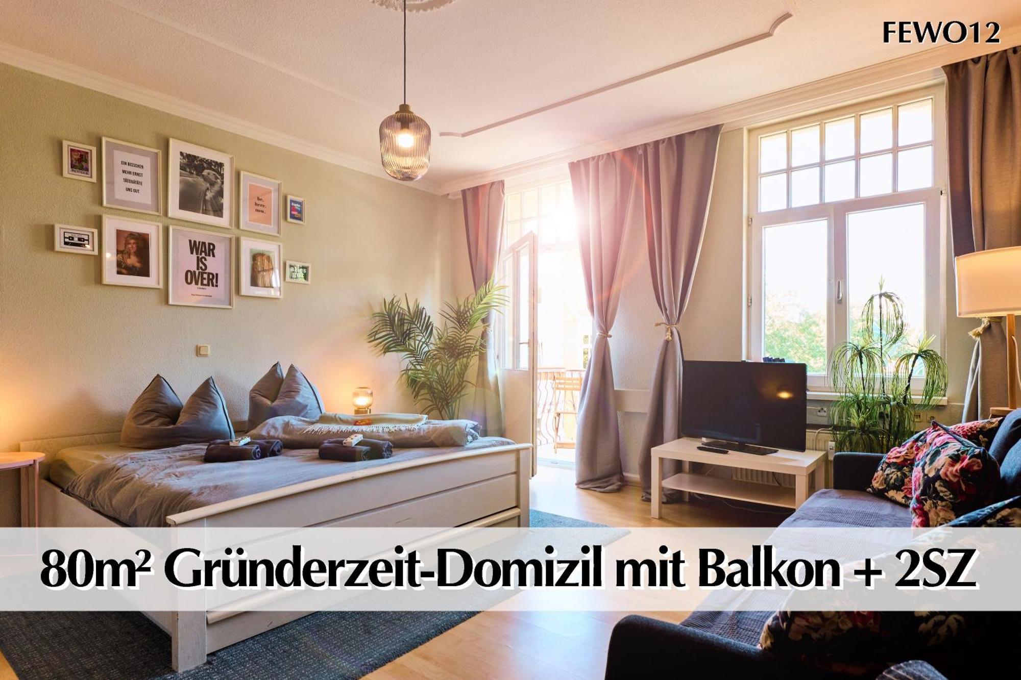 12 Fewos Im Jugendstilhaus Mit Aufzug, Terrasse, Kingsize-Bett, Smart-Tv, Etc Ерфурт Екстер'єр фото