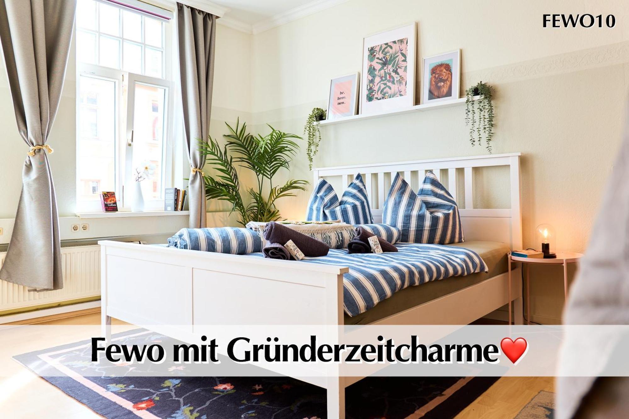 12 Fewos Im Jugendstilhaus Mit Aufzug, Terrasse, Kingsize-Bett, Smart-Tv, Etc Ерфурт Екстер'єр фото