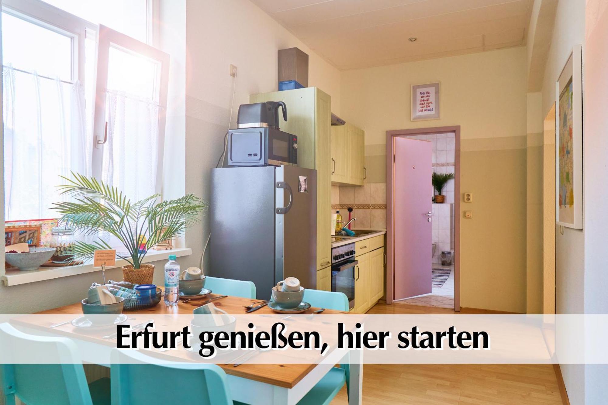 12 Fewos Im Jugendstilhaus Mit Aufzug, Terrasse, Kingsize-Bett, Smart-Tv, Etc Ерфурт Номер фото