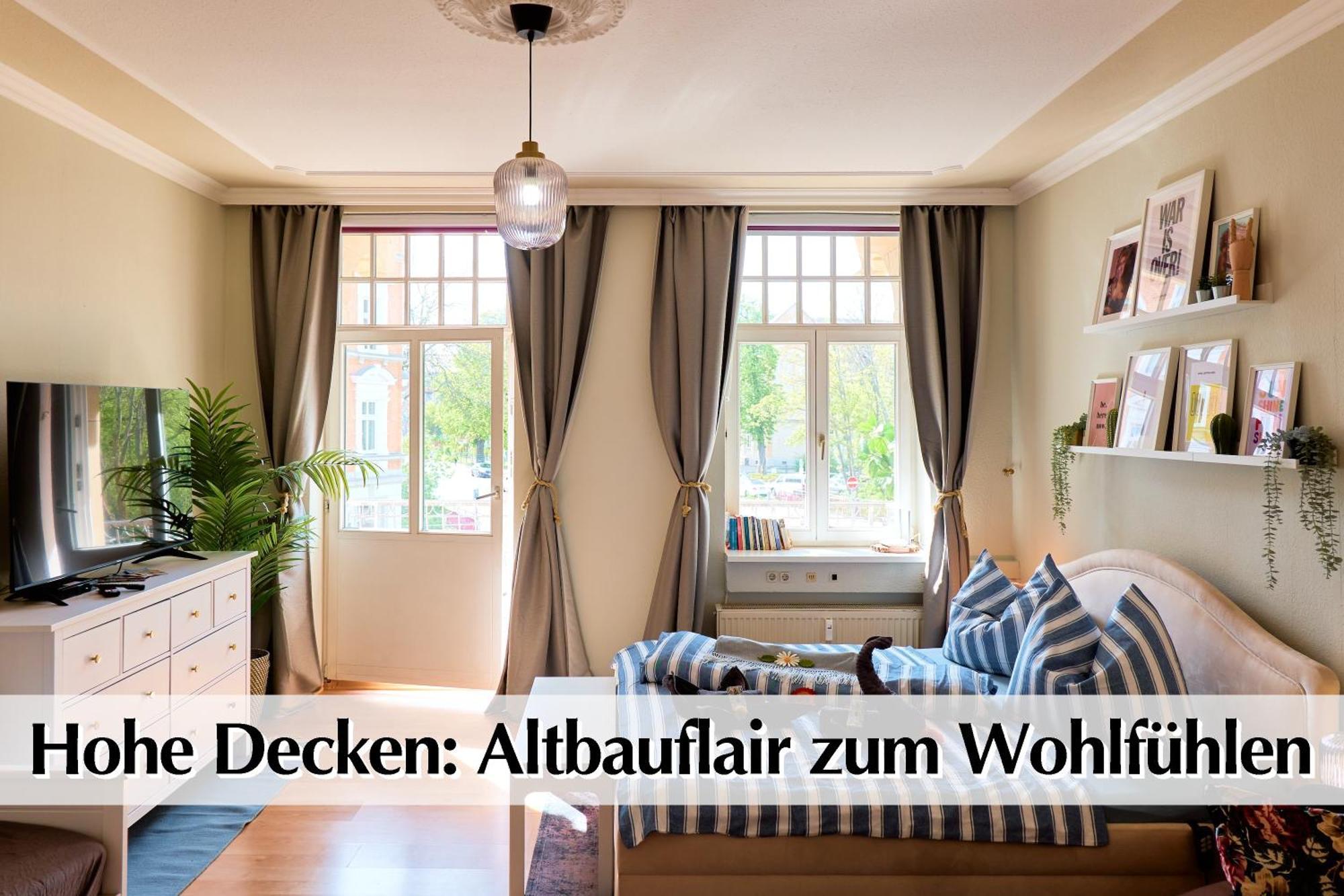 12 Fewos Im Jugendstilhaus Mit Aufzug, Terrasse, Kingsize-Bett, Smart-Tv, Etc Ерфурт Номер фото